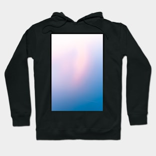 Glorious sunset patter, Pink to blue background, diagonal. Hoodie